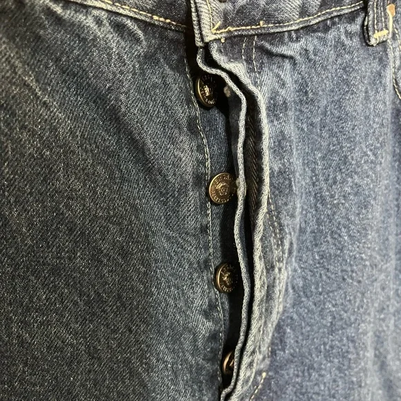 Vintage Versace Ittierre 100% Cotton Italian blue jeans.Italian size 42,56